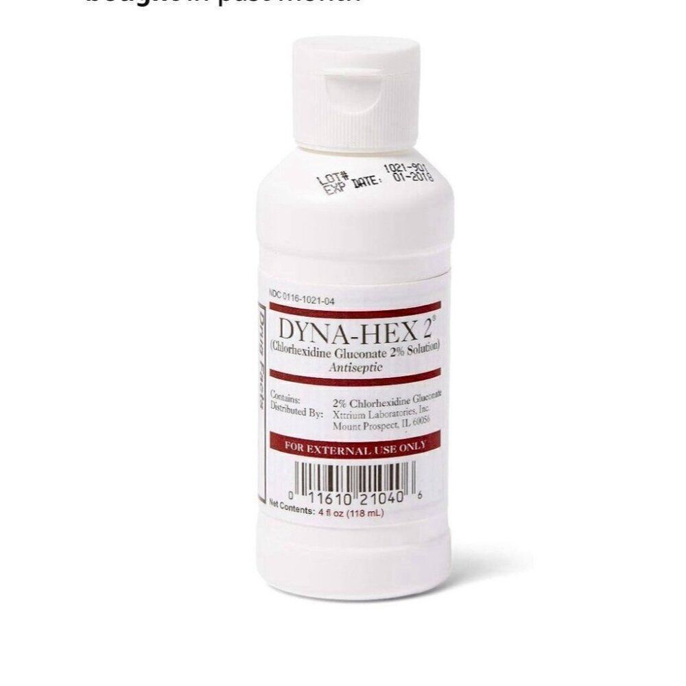 Dyna-Hex 2% CHG Scrub Bottle by Dynahex 4 Oz